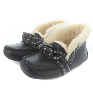 UGG australia POLER ムートンブーツ ショート 23cm 黒 ブラック 1016297