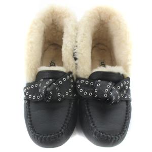 UGG australia POLER ムートンブーツ ショート 23cm 黒 ブラック 1016297