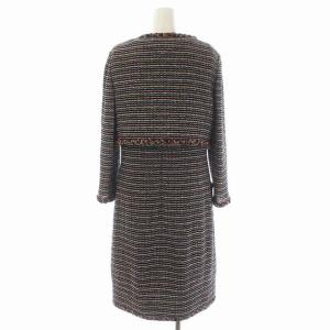 CHANEL セットアップ 上下 ツイードワンピース ジャケット ひざ丈 マルチカラー P40050V28905