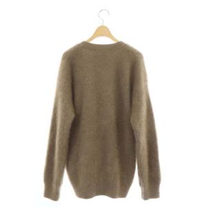 STUNNING LURE 20AW ラクーンカーディガン ニット 長袖 Vネック M モカ