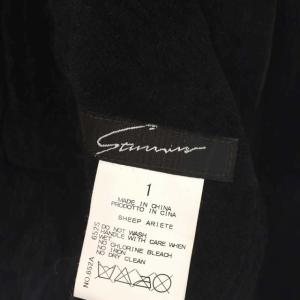 STUNNING LURE ムートンライダースジャケット ショート ジップアップ ファー 1 黒 ブラック