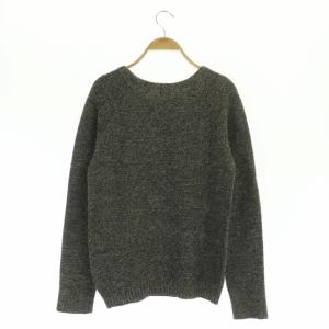 Ron Herman 長袖ニット セーター S 黒 白 ブラック ホワイト