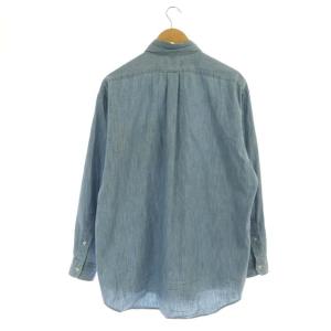 RALPH LAUREN THE BIG FIT ボタンダウンシャンブレーシャツ BD 長袖 オーバーサイズ SP ライトブルー