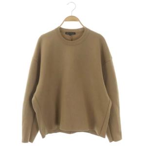 vingt-trois 21AW Wフェイスジャージー プルオーバー カットソー 長袖 38 ベージュ