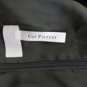 ESTNATION コルピエロ Col Pierrot 21SS ノーカラープルオーバージャケット ロング アウター F チャコールグレー