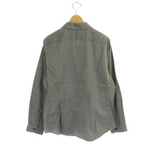 MARGARET HOWELL コットン シャツ ブラウス 長袖 2 グレー