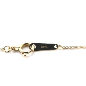 agete ネックレス イニシャル K10 イエローゴールド