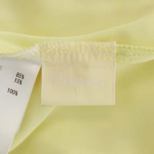 Diagram GRACE CONTINENTAL 23SS シアーマーメイドフレアスカート ギャザー ロング 36 黄 イエロー