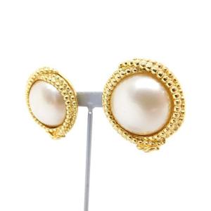 CHANEL イヤリング パール ココマーク ゴールドカラー
