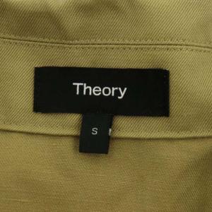 Theory 22SS MATTE TWILL TRENCH DRESS トレンチコート風ロングワンピース ジレ ノースリーブ ベルト付き