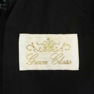 Grace Class Jules tournier ネップツイードラメワンピース ロング ノースリーブ ウール混 38 黒 ブラック マルチカラー