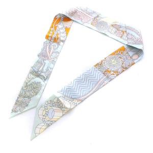 HERMES TWILL De l'Ombrelle aux Duels Vieux Ciel 杖傘と決闘