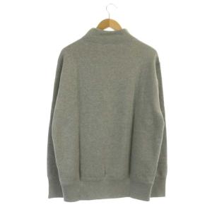 LOOPWHEELER × ロウワーケース LOWERCASE イトツリウラケ モックネック スウェット トレーナー 長袖 L グレー