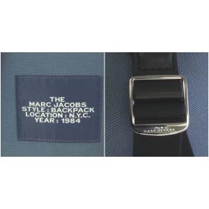 MARC JACOBS THE バッグ リュックサック バックパック グラフィックロゴ キャンバス ブルーシャドー M301M06SP21