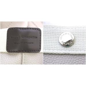 Hervé Chapelier 707GP リュクス舟型トートM ハンドバッグ コーテッドキャンバス マスティック×イヴォワール