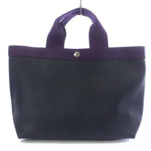 704GP コーテッドキャンバススクエアトート M ネイビー