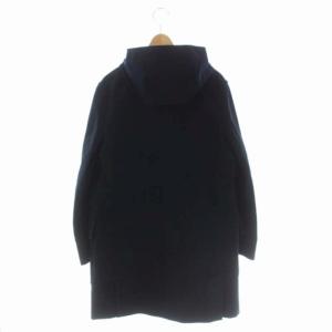 MARGARET HOWELL MOLESKIN HOODED COAT 2 ネイビー