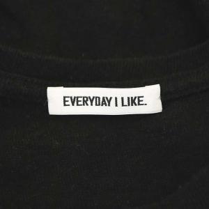 EVERYDAY I LIKE 21SS Li/Co マキシドレス ワンピース ロング 五分袖 リネン 黒 ブラック