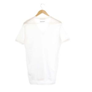 DSQUARED2 Tシャツ カットソー Vネック 半袖 M 白 ホワイト