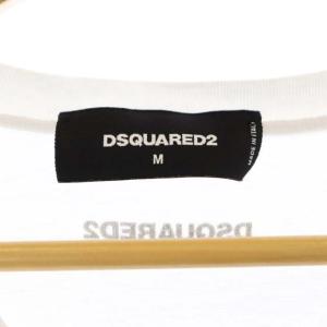 DSQUARED2 Tシャツ カットソー Vネック 半袖 M 白 ホワイト