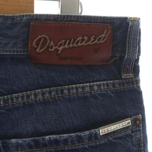 DSQUARED2 小ダメージ加工デニムパンツ ジーンズ ストレート 46 青 ブルー