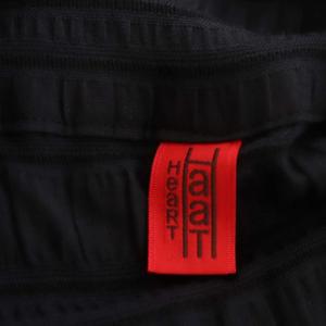 HaaT HeaRT イッセイミヤケ ラップデザインスカート ミモレ丈 ロング 2 濃紺 ダークネイビー