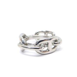 シェーヌダンクルスカーフリング シルバー色