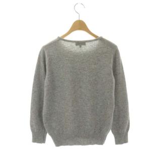 A.P.C. クルーネックニット セーター 長袖 カシミヤ混 ウール S グレー