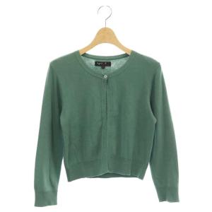 ショートニットカーディガン 1 緑 グリーン