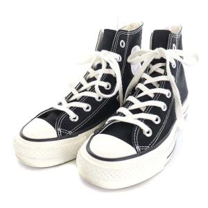 CONVERSE 9KHP CANVAS ALL STAR J HI ハイカットスニーカー キャンバス 5 24.0cm 黒 ブラック
