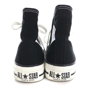 CONVERSE 9KHP CANVAS ALL STAR J HI ハイカットスニーカー キャンバス 5 24.0cm 黒 ブラック