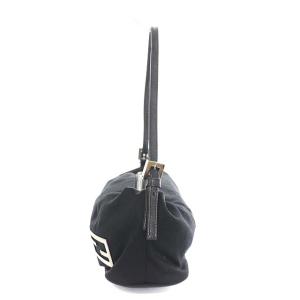 FENDI FFプレート ワンショルダーバッグ ポーチ 黒 ブラック