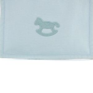 HERMES アダダドットPM フラットポーチ ロゴ 水色 ブルー