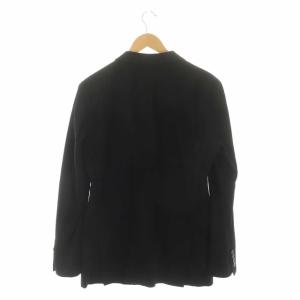 BLACK LABEL CRESTBRIDGE 背抜き テーラードジャケット 2B LL 黒 ブラック