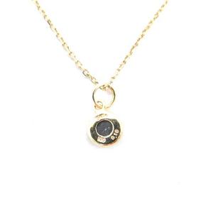 agete ネックレス ペンダント K10 0.18ct イエローゴールド