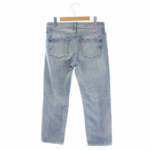 upper hights THE HIS ボーイフレンドクロップドデニムパンツ ジーンズ テーパード ジッパーフライ 23 ライトブルー 187107