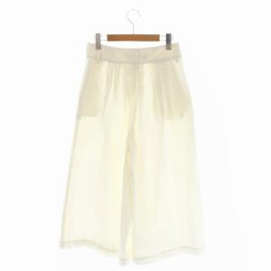 ARTS&SCIENCE コットンガウチョパンツ ワイド タック 0 オフホワイト