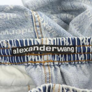 alexanderwang ロゴデザインデニムパンツ ジーンズ ジョガー S ライトブルー