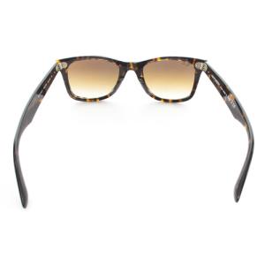 Ray-Ban WAYFARER べっ甲柄 サングラス ロゴ グラデーション 5222 茶色 ブラウン RB2140-F 902/51