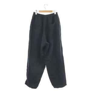 Yohji Yamamoto POUR HOMME イージーパンツ テーパード ギャザー L 紺 ネイビー