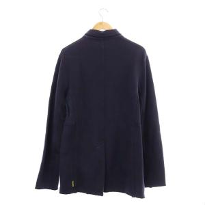 ARMANI JEANS AJ スウェットコート スプリングコート ミドル丈 カットオフ M ダークパープル
