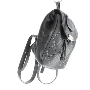 MARC by MARC JACOBS リュックサック レザー ロゴ 紺 ネイビー