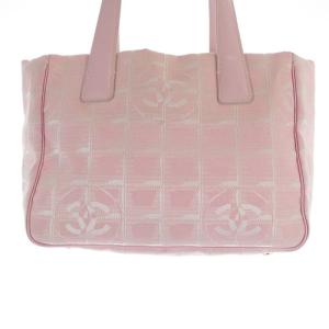 CHANEL ニュートラベルライン ココマーク トートバッグ ハンドバッグ ピンク
