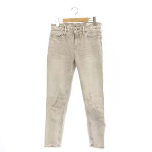 THE STELLA デニムパンツ ジーンズ スリム ストレッチ 22 ライトグレージュ