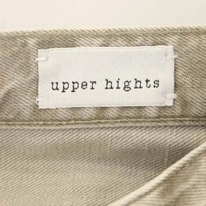 upper hights THE STELLA デニムパンツ ジーンズ スリム ストレッチ 22 ライトグレージュ