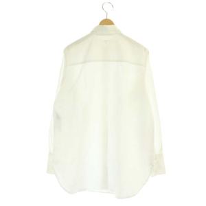 23区 SLOW 22SS  Soft Wash Shirting ベーシック シャツ 長袖 コットン 38 白 ホワイト