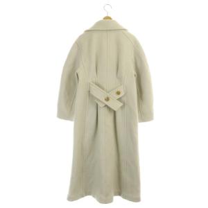 SNIDEL 22A ウエストフィット ロングコート アウター ダブル 0 アイボリー