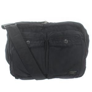 吉田カバン タンカー ナイロン ショルダーバッグ ロゴ 黒 ブラック