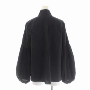 Diagram GRACE CONTINENTAL 22AW シャツ ボウタイ 長袖 ボリュームスリーブ 前開き 38 黒 ブラック