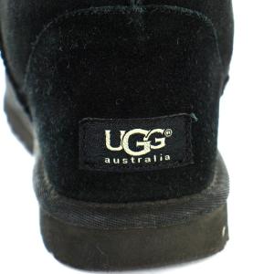 UGG australia ムートンブーツ ショートブーツ 24cm 黒 ブラック F3014G
